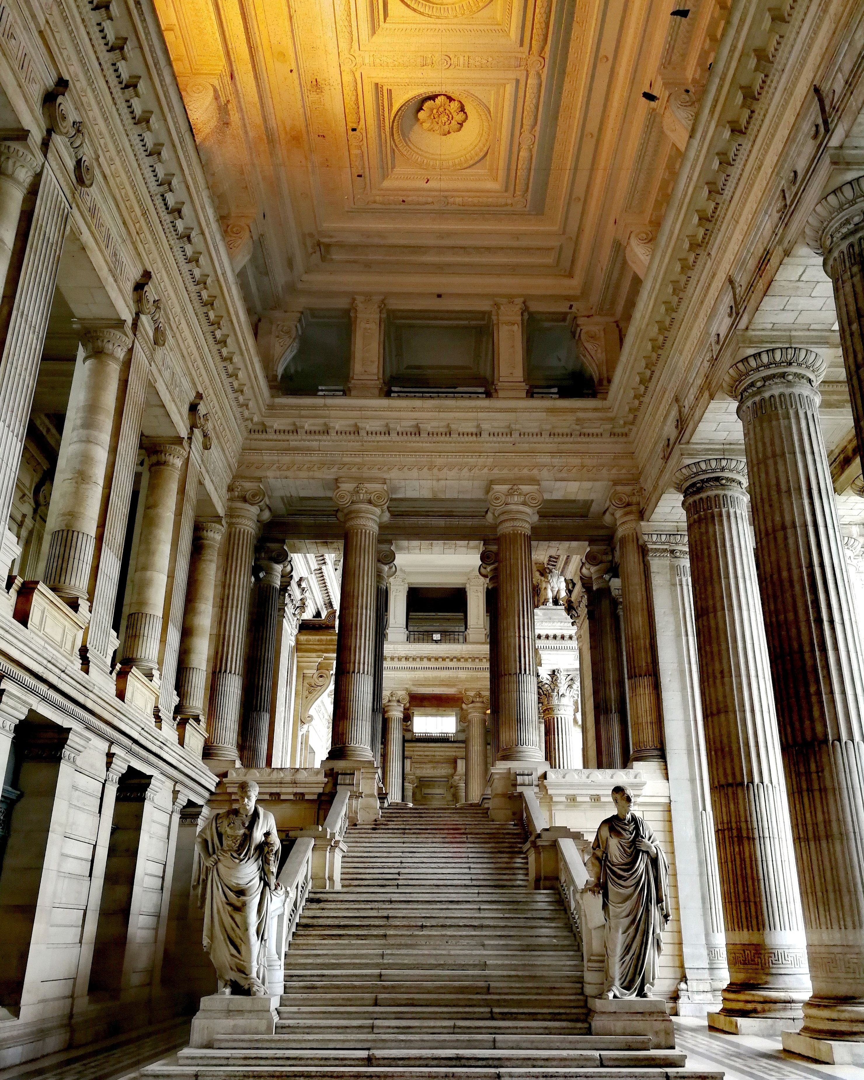 Neoclassical law courts interior